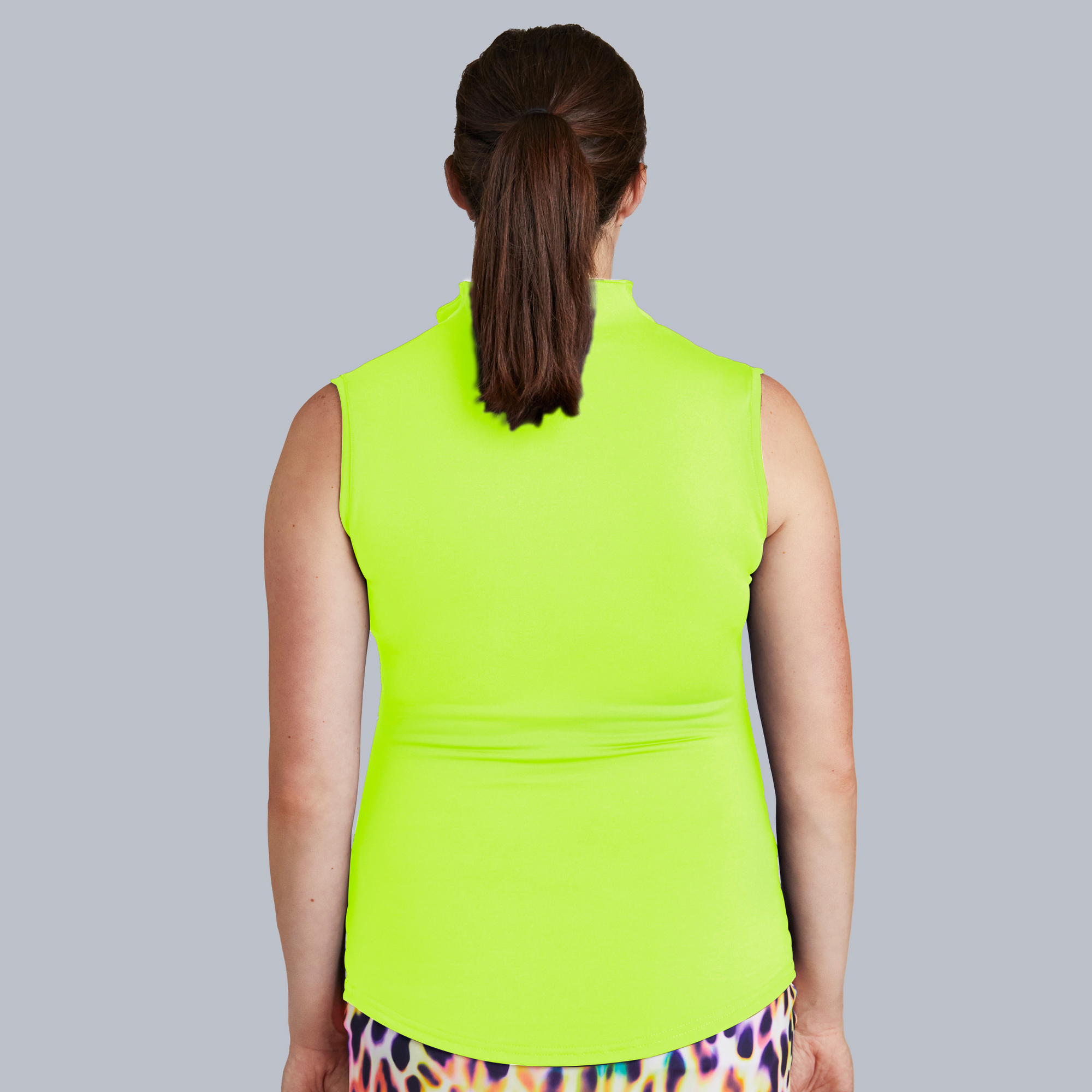 Sleeveless Maternity Golf Shirt (Bright Yellow) Final Sale