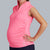 Sleeveless Maternity Golf Shirt (Pink)