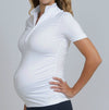 Maternity Golf Polo (White)