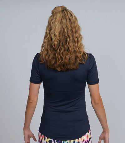 Maternity Golf Polo (Navy)