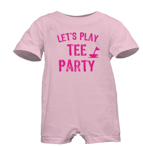 Pink Golf Romper